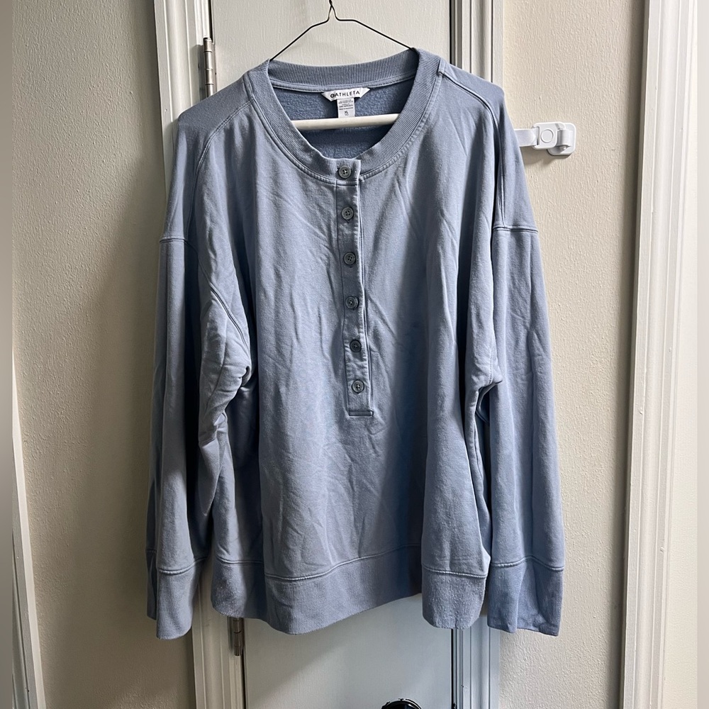 Athleta Henley sweatshirt